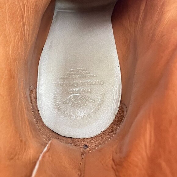 Officine Creative Women Size EU 39 Us 9 Cream Tan Suede Back Zip Ankle Boot - Picture 15 of 16